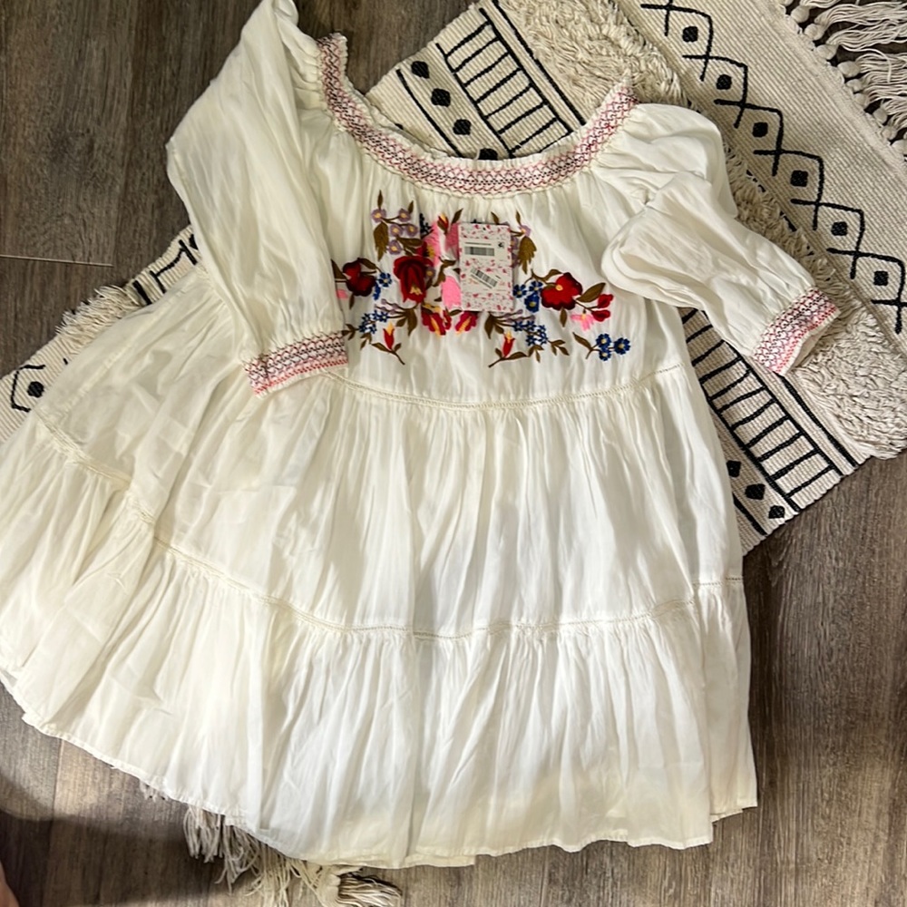 Free People Embroidered Dress